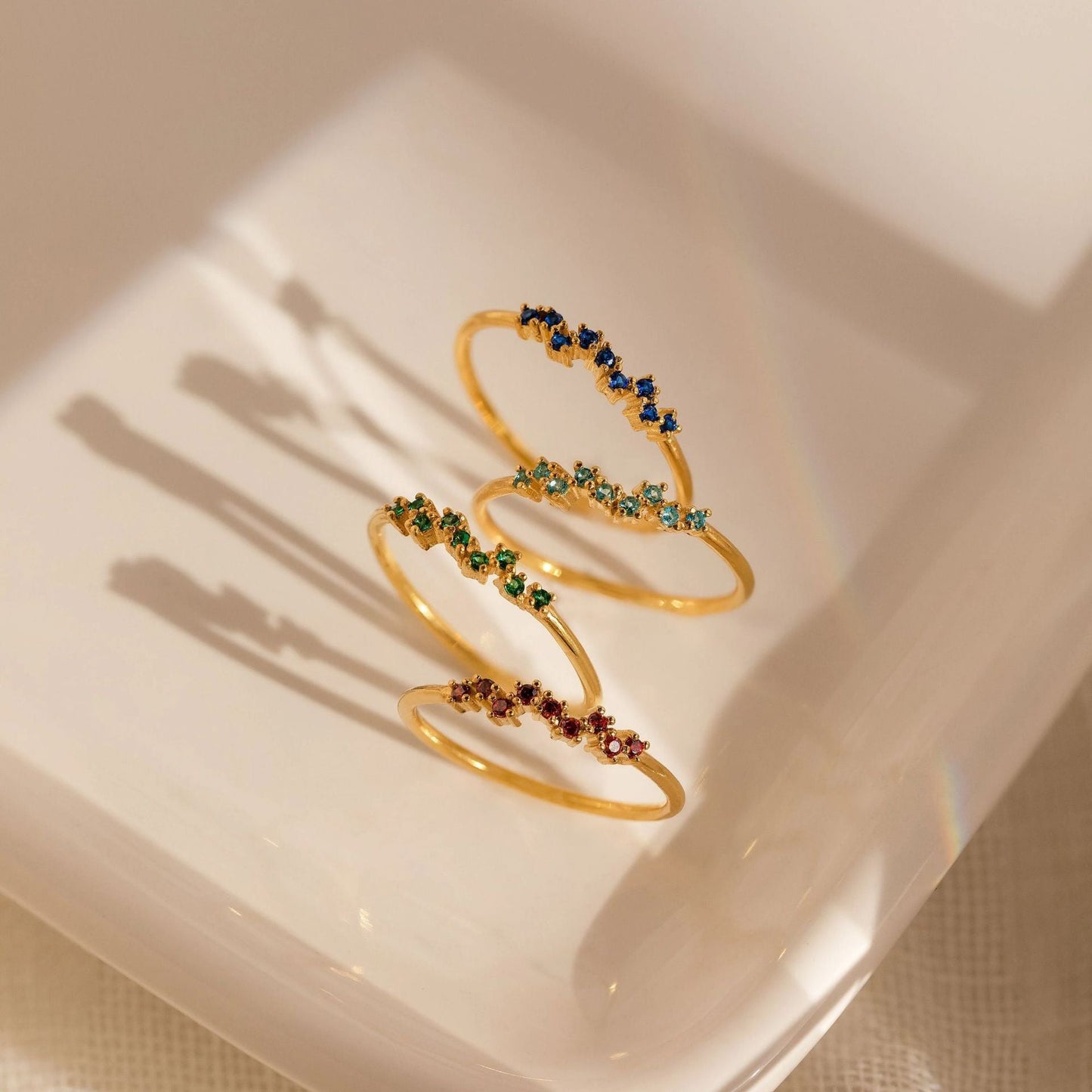 Preorder: Stackable Birthstone Rings