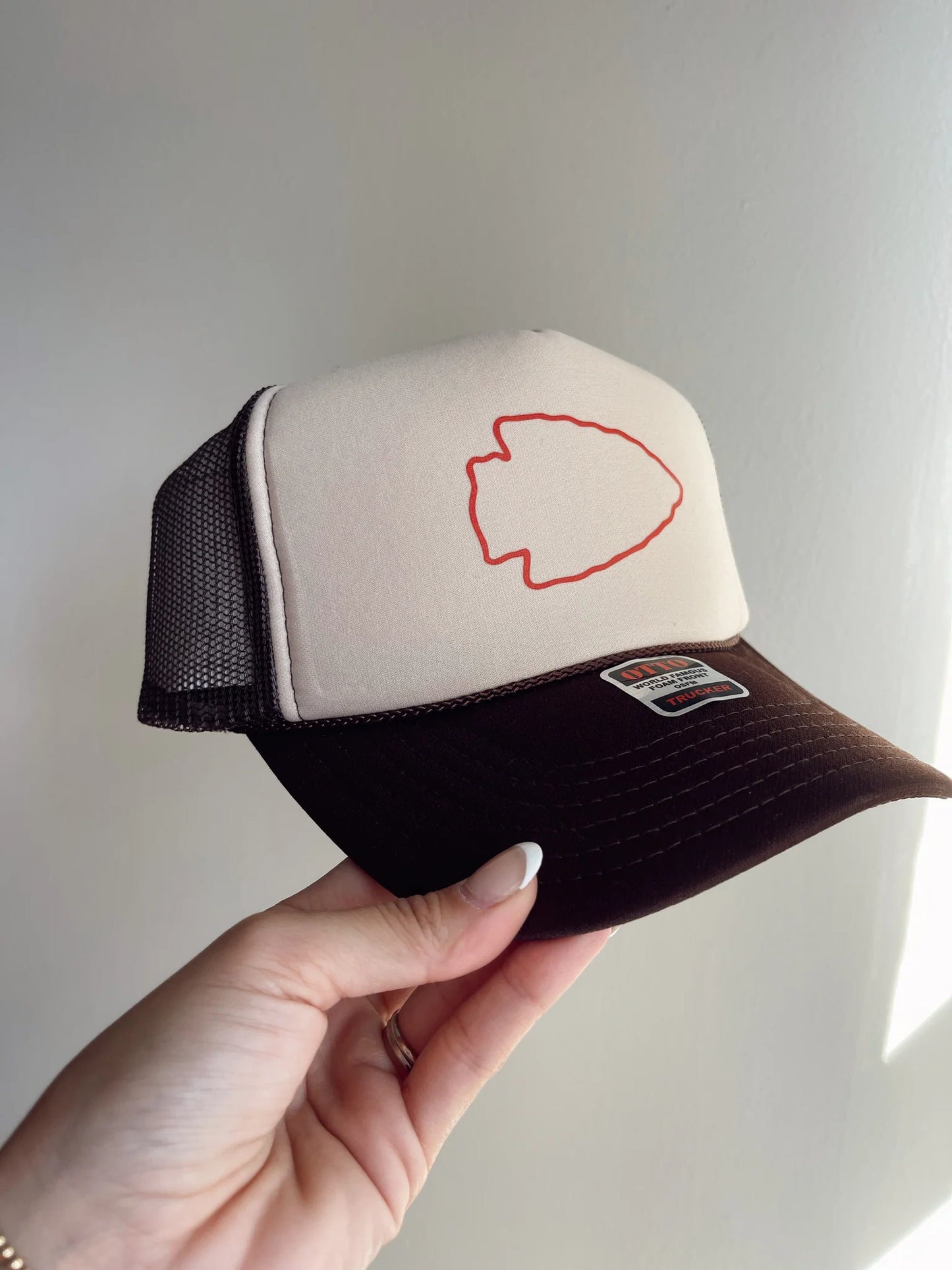 Arrowhead Trucker Hat - Brown