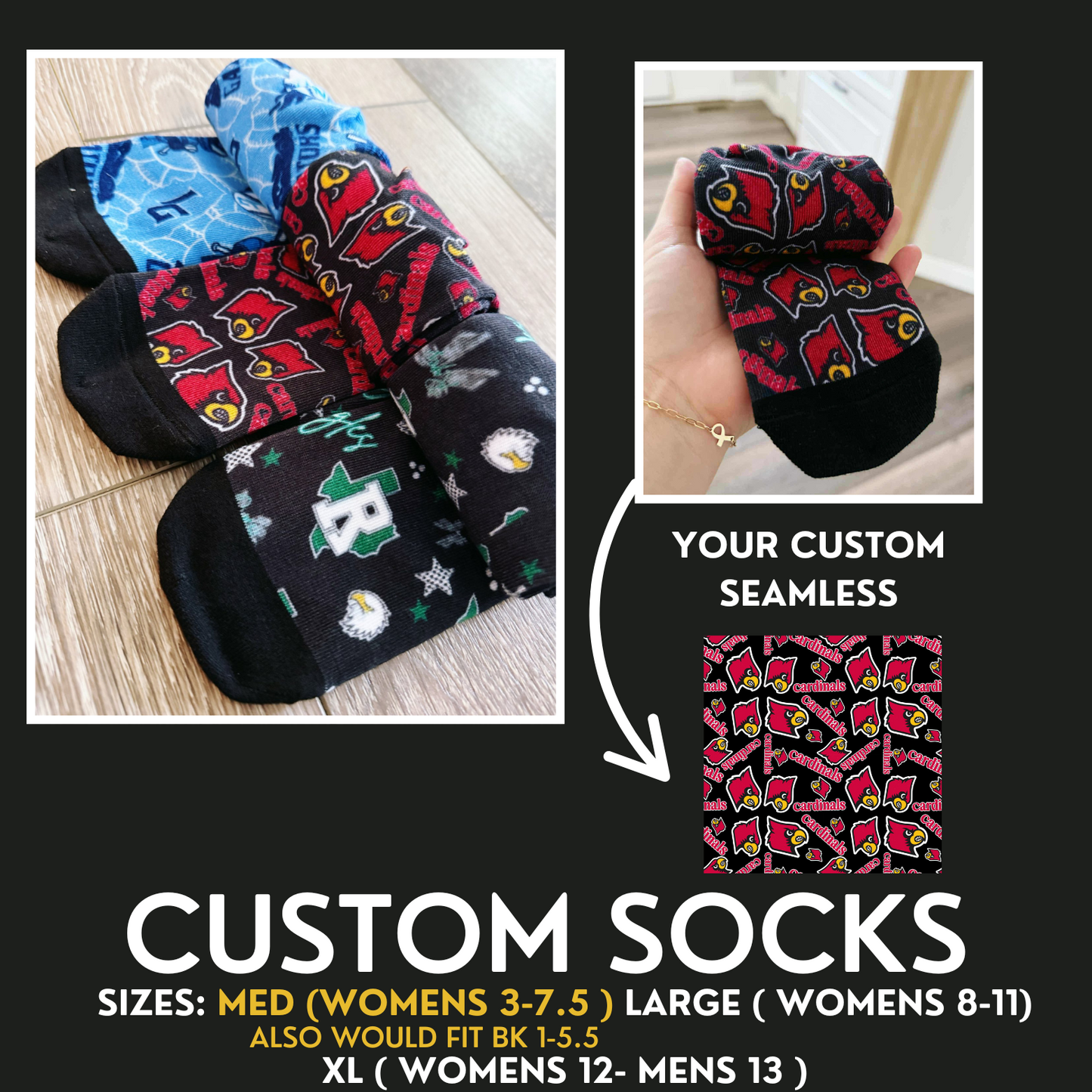 PREORDER: CUSTOM SOCKS 10.13.25 osym