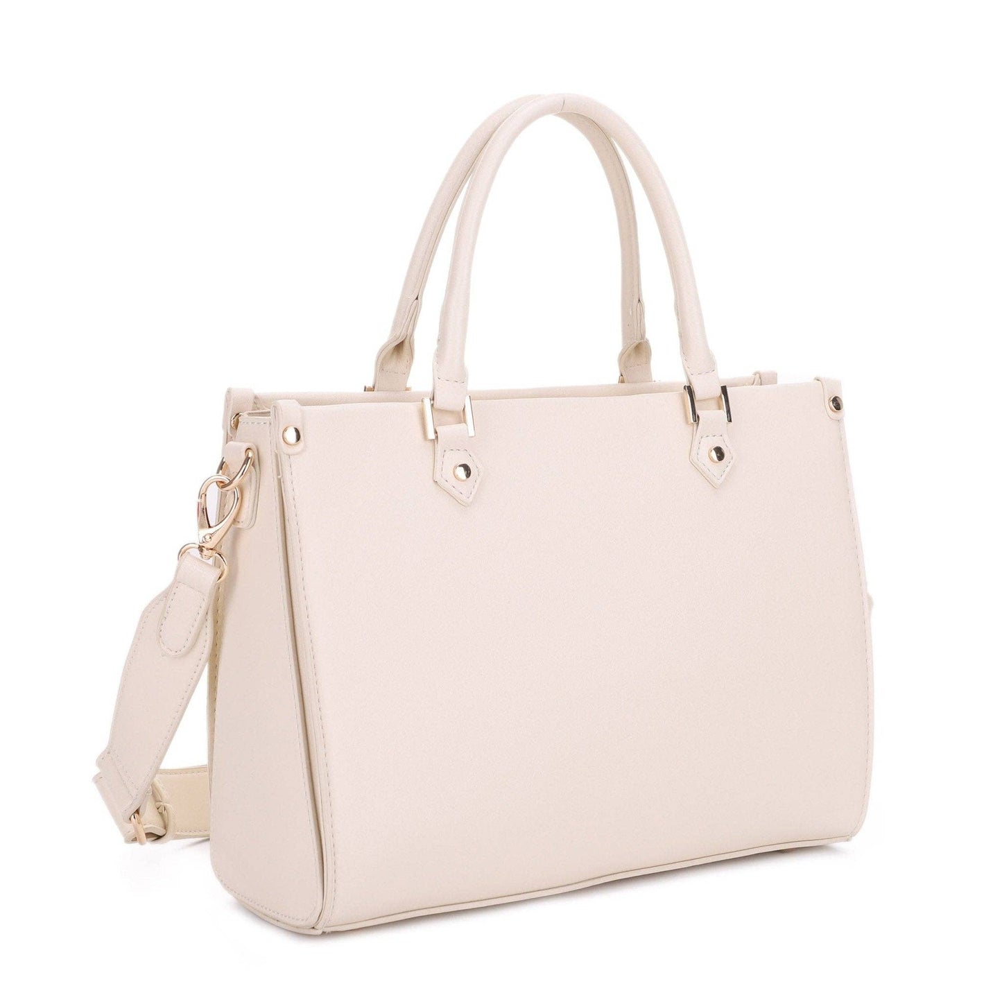 Marcia Boxy Satchel/Crossbody Bag | Taupe