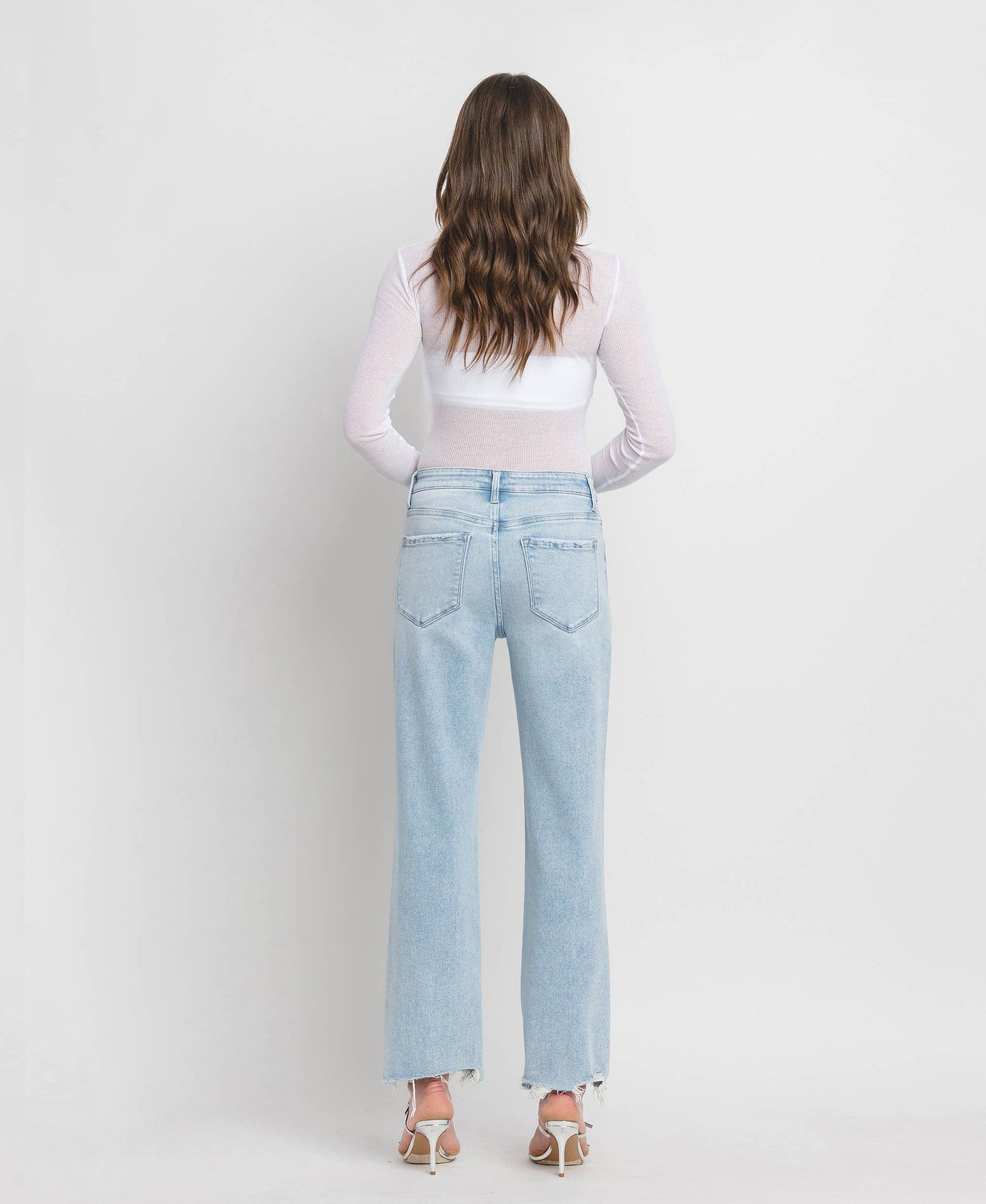Vervet Meritorious High Rise Slim Wide Jeans