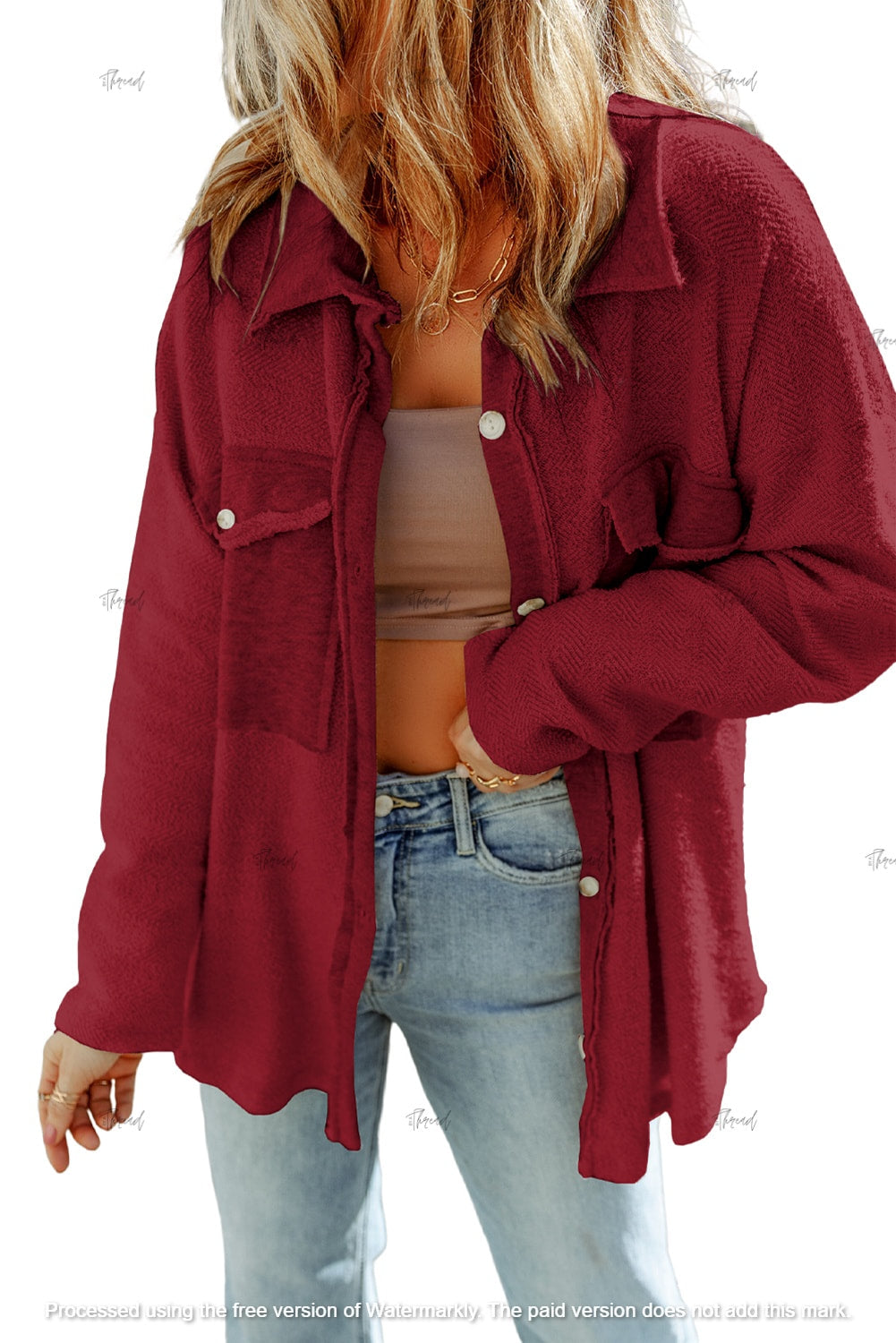 The Perfect Sweater Shacket - Gray