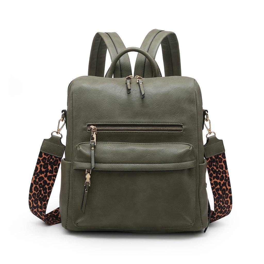 Convertible Backpack w/ Guitar Strap | Rust