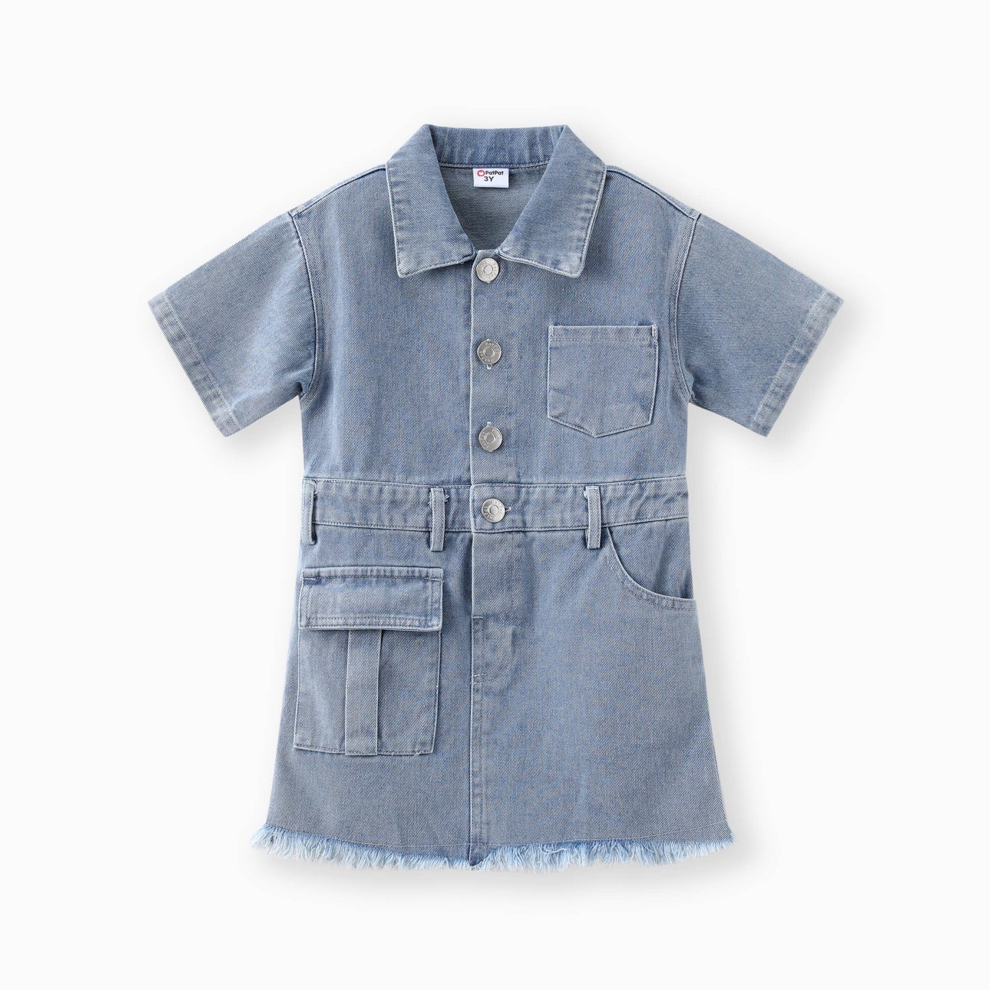 Dolly Denim Dress | Light Blue