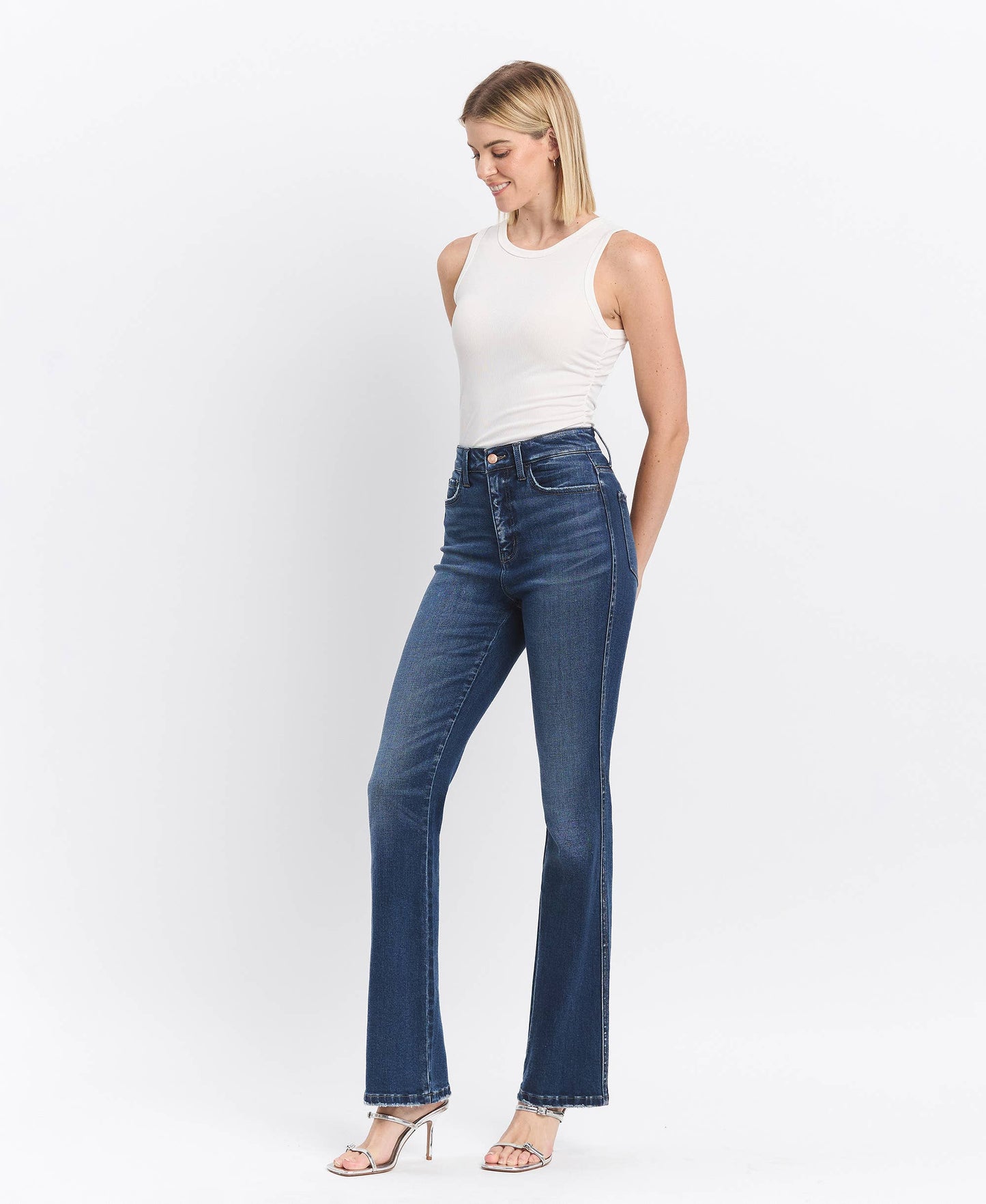 Lovervet Sufficed Tummy Control Super High Rise Bootcut Jeans