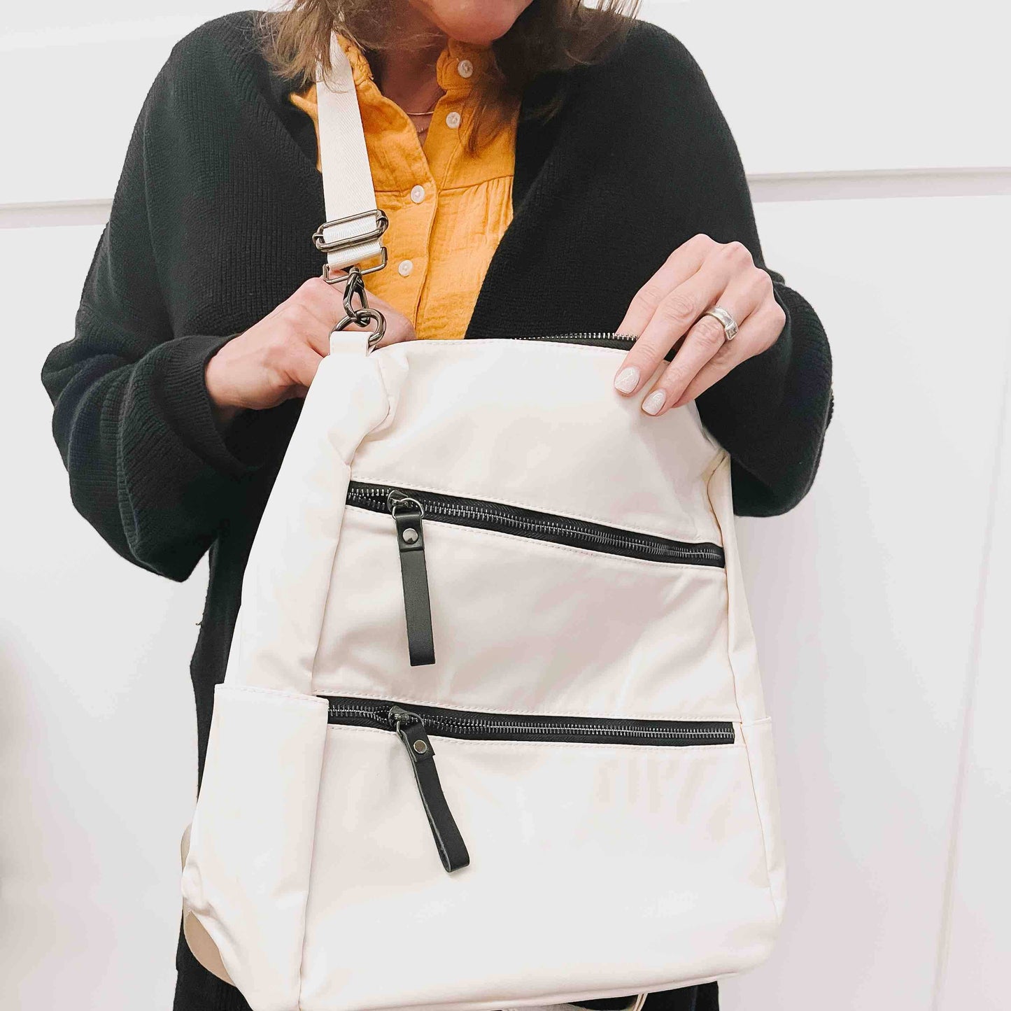 Nori Nylon Backpack - Black