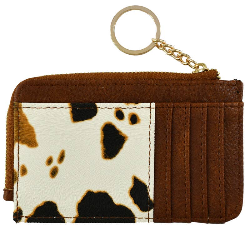 Small But Big Faux Leather Card Holder Wallet | Taupe