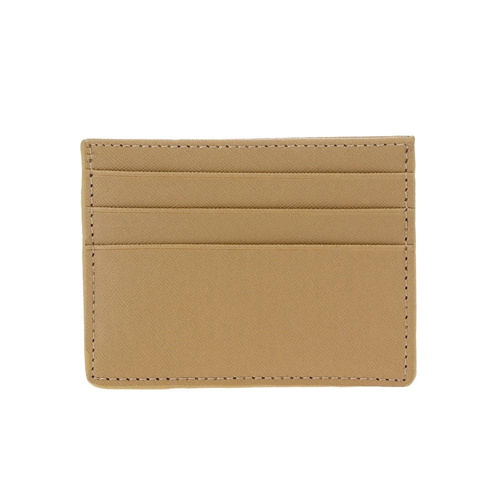Multi Slotted Cardholder/Wallet | Beige