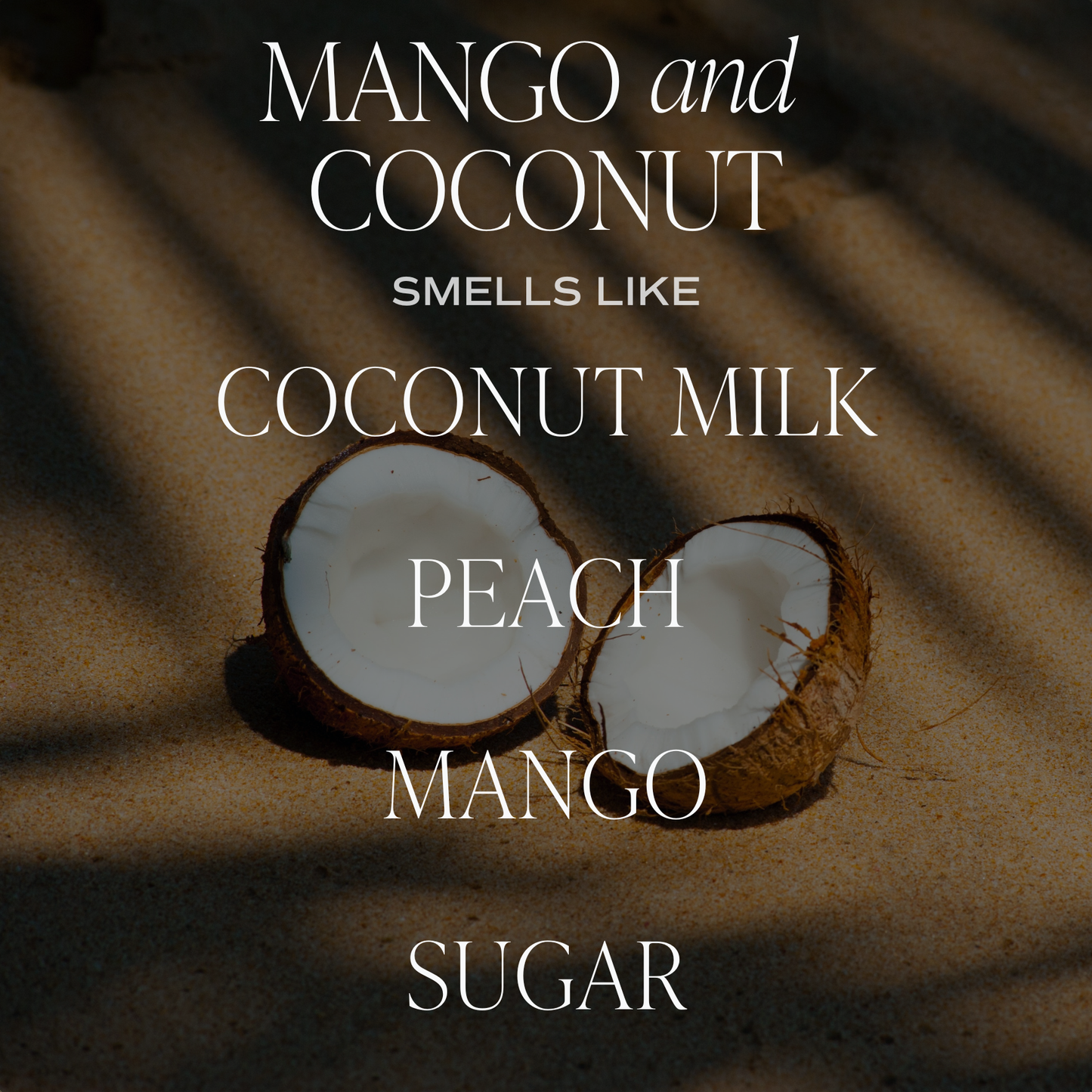 *NEW* Mango and Coconut 12 oz Candle