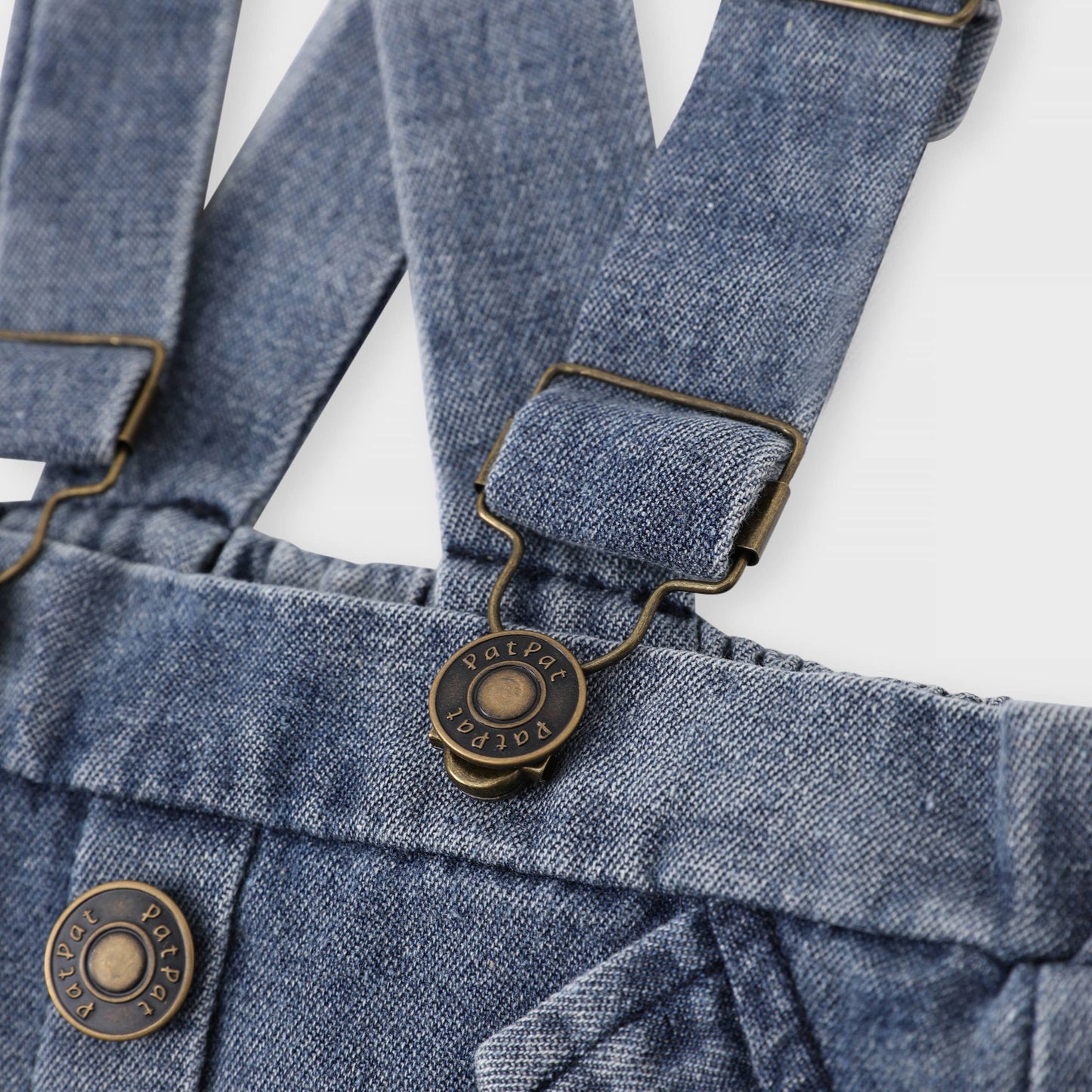 Polly Denim Overalls Set