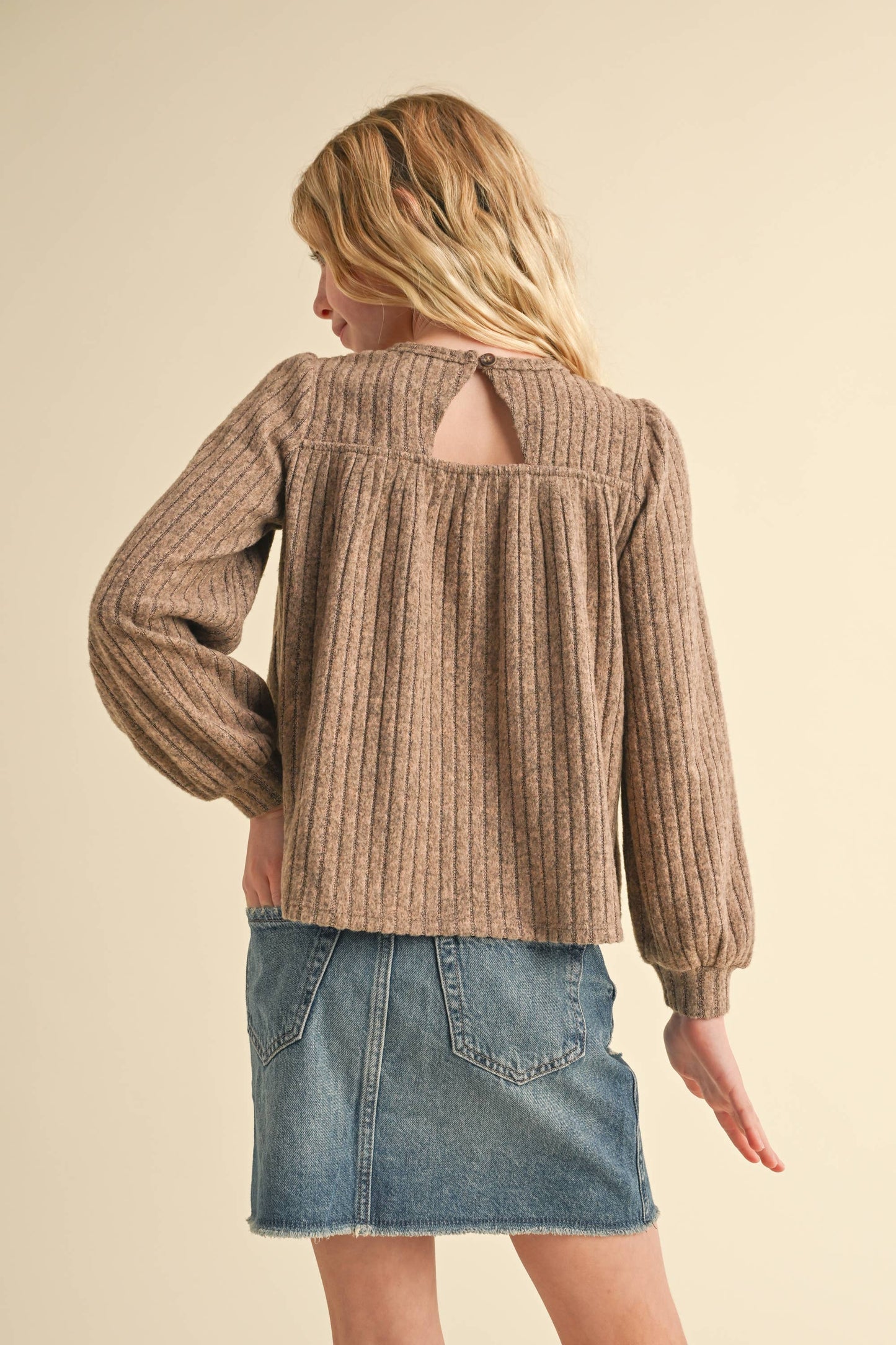 Bailey Tween Babydoll Sweater