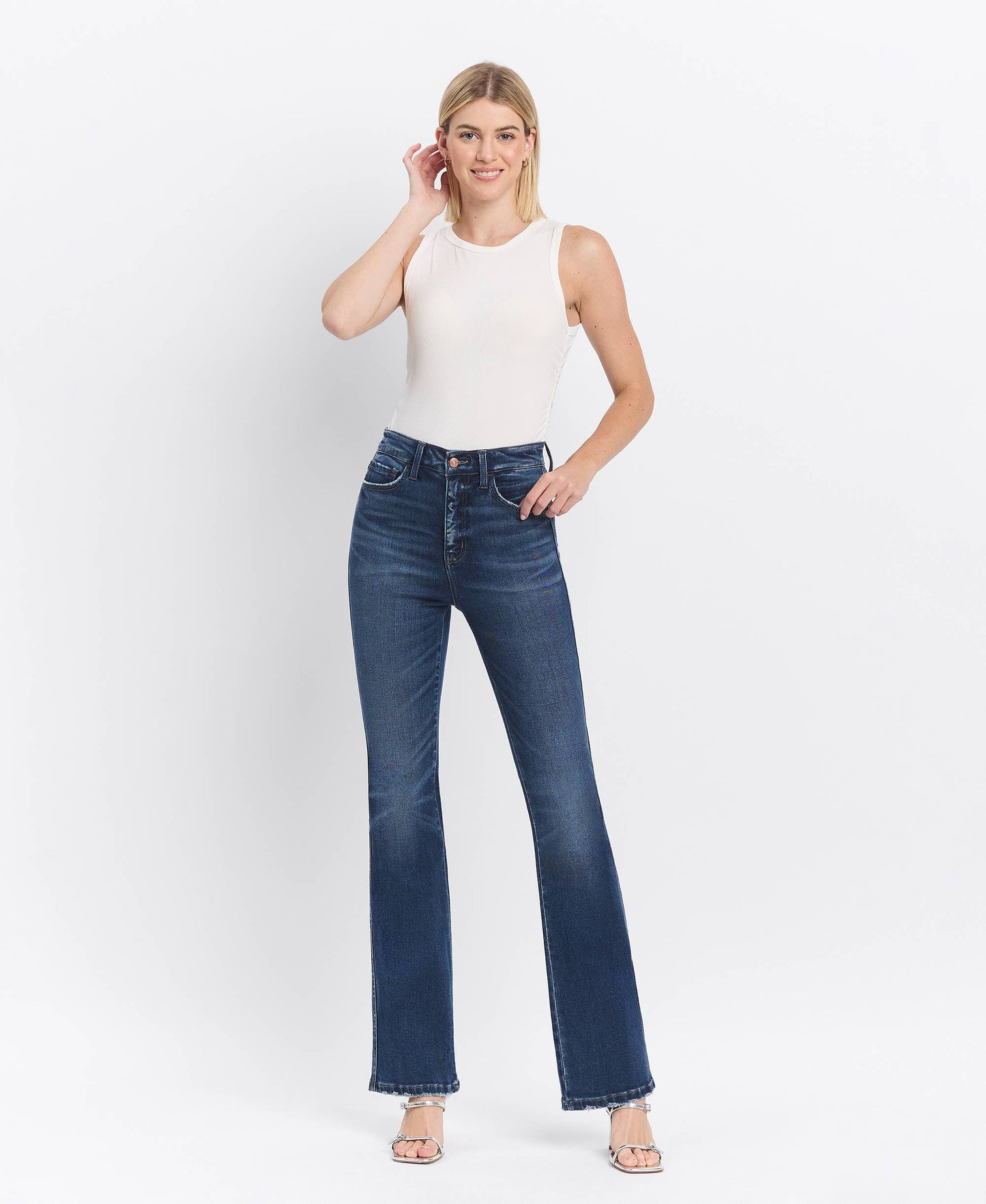 Lovervet Sufficed Tummy Control Super High Rise Bootcut Jeans