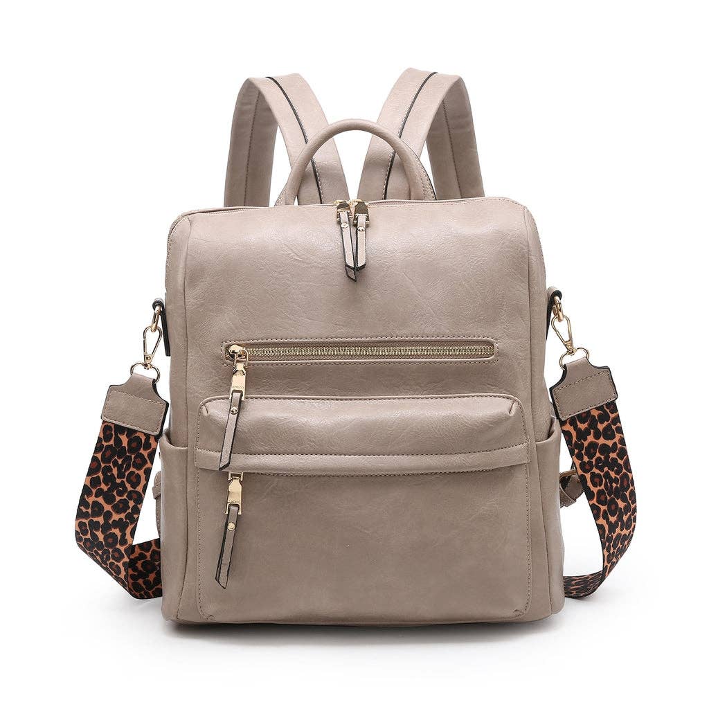 Convertible Backpack w/ Guitar Strap | Rust