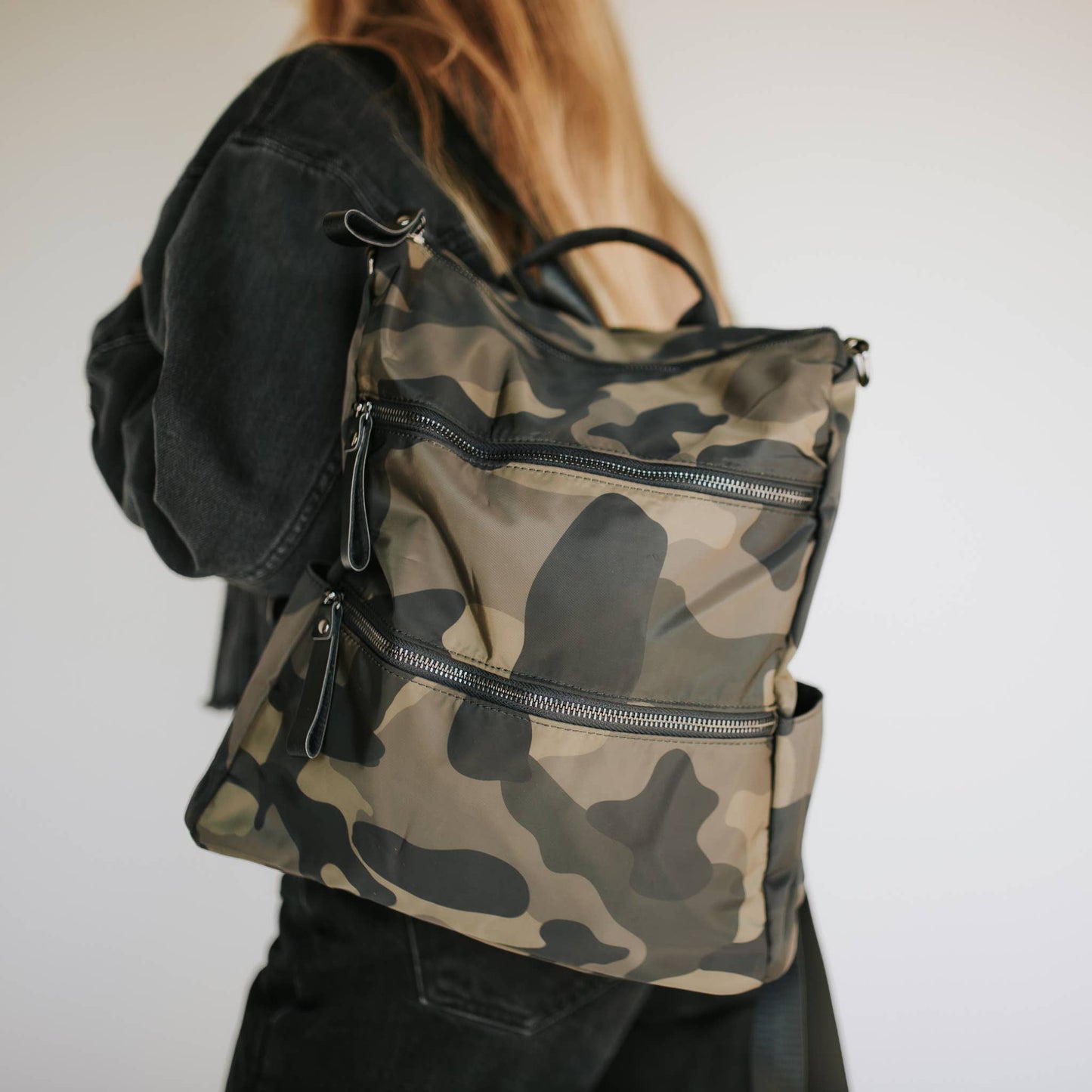 Nori Nylon Backpack - Black