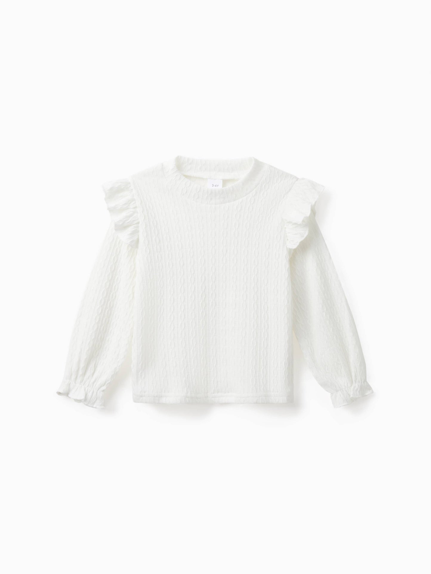 Palmer Ruffled Textured Tee + Belted Skirt Set
