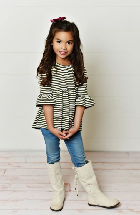 Avery Striped Tunic