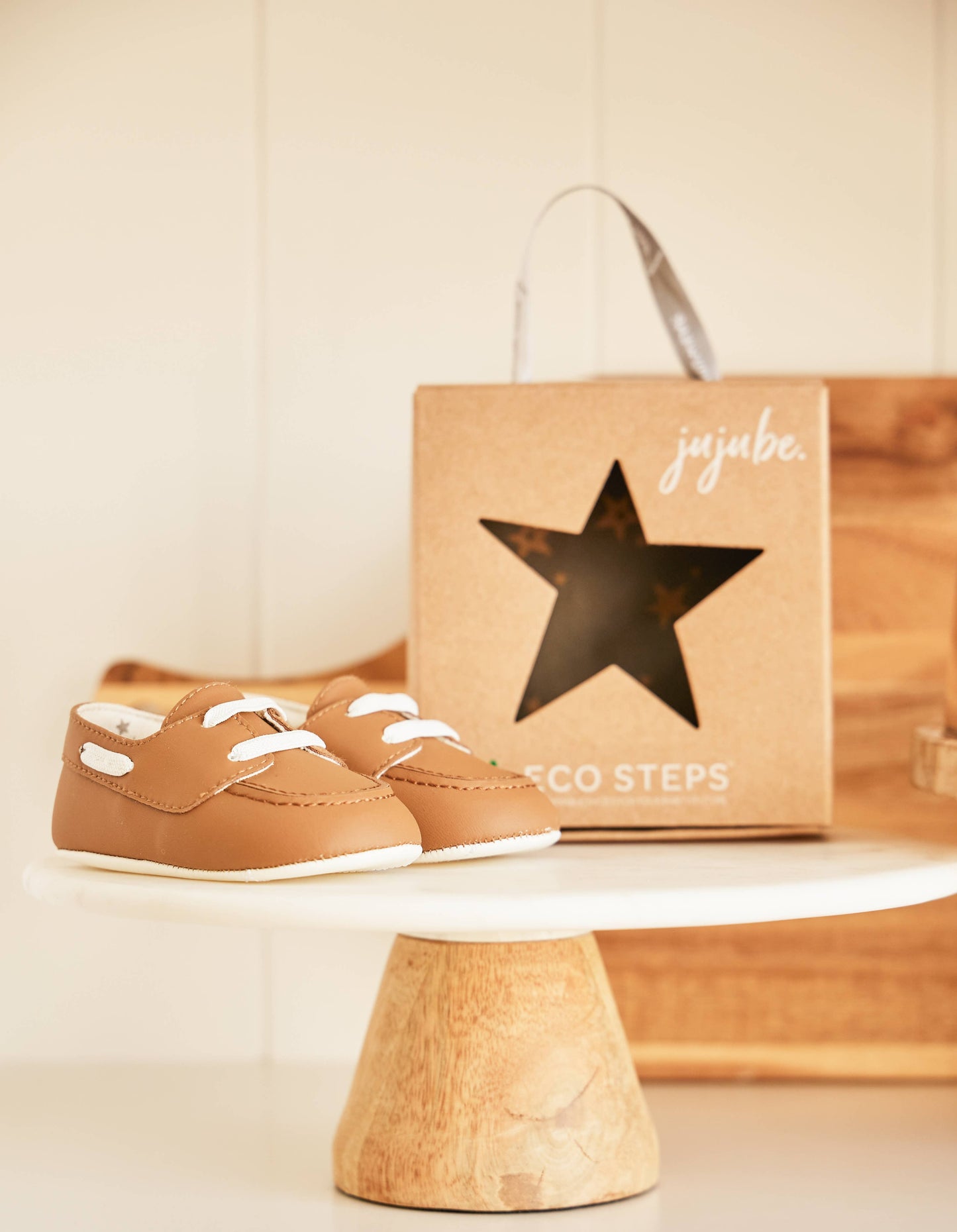Eco Steps - Boat Shoe Brulee Brown: 9-12
