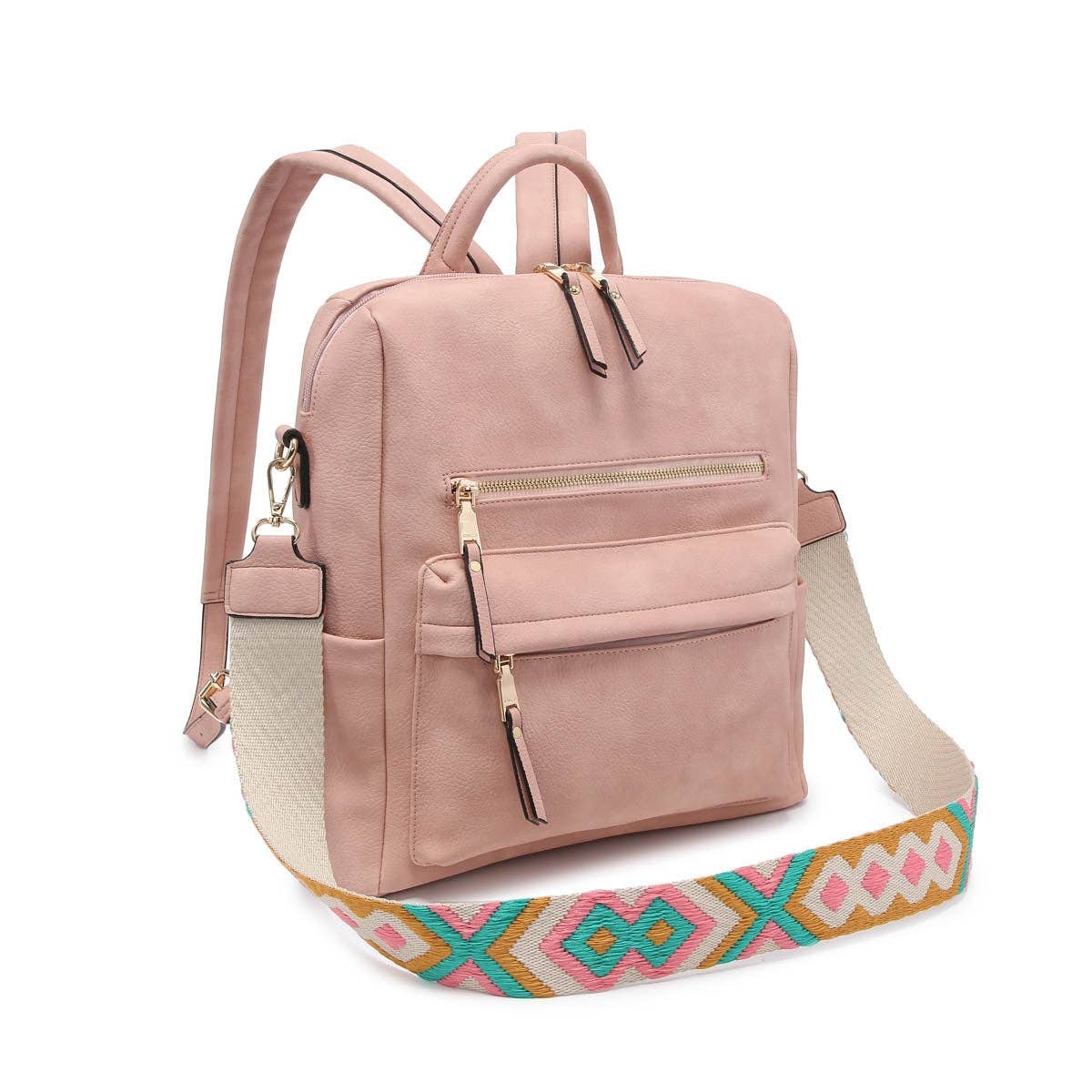 Convertible Backpack w/ Guitar Strap | Rust