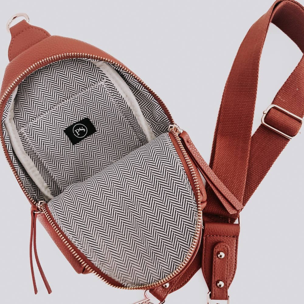 Adventure Awaits Sling Bag | Brown