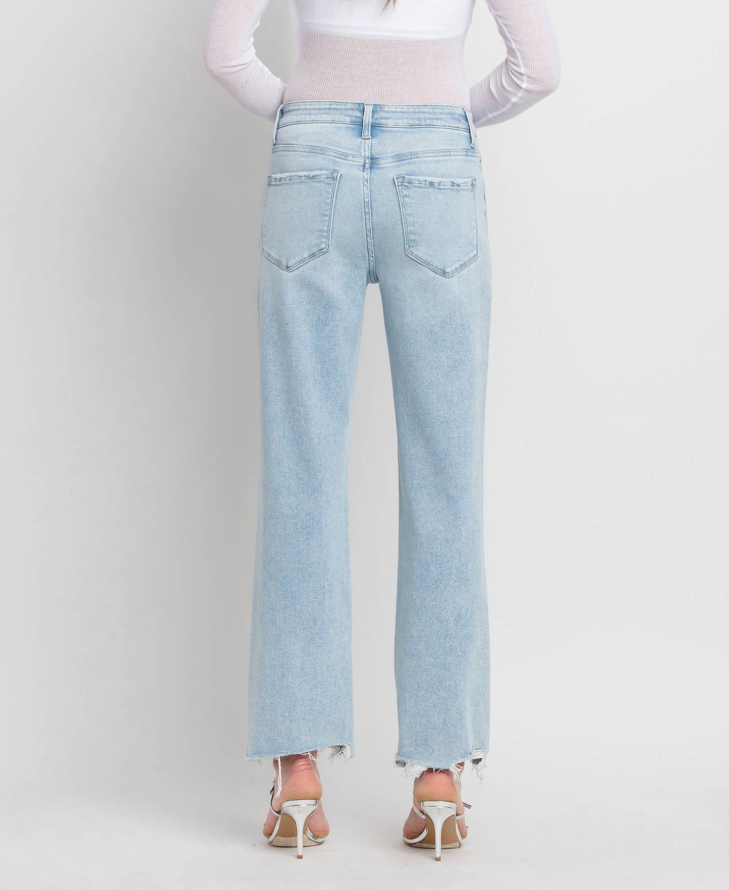 Vervet Meritorious High Rise Slim Wide Jeans