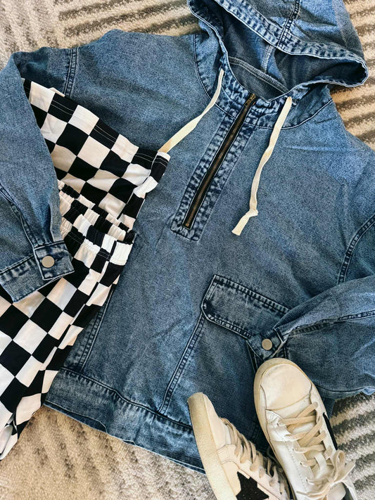 Preorder: Mirei Denim Pullover 10.13.25