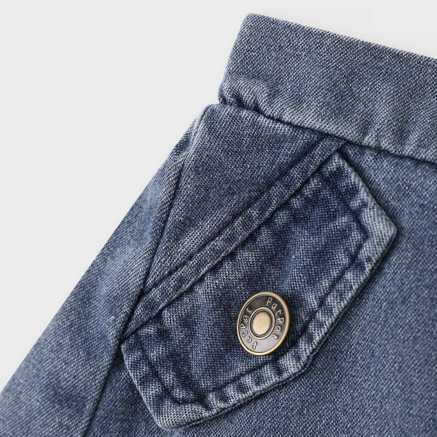 Polly Denim Overalls Set