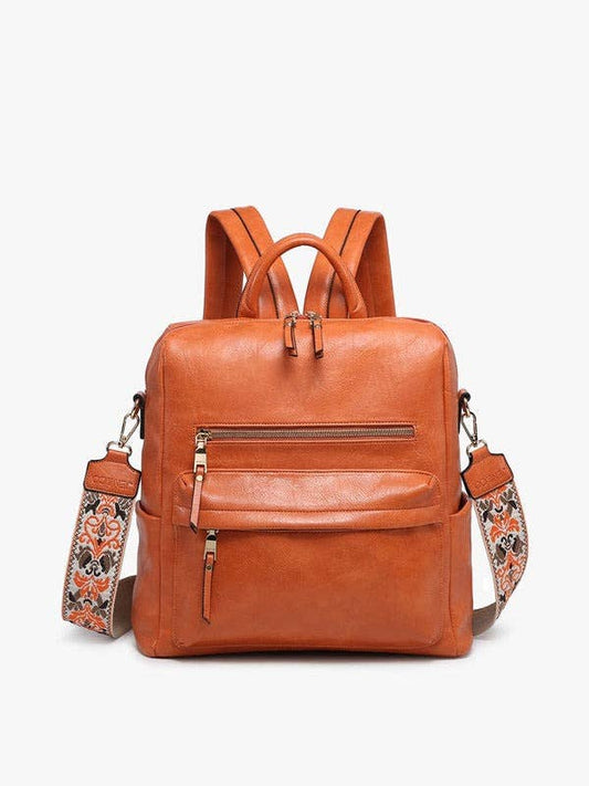 Convertible Backpack w/ Guitar Strap | Orange