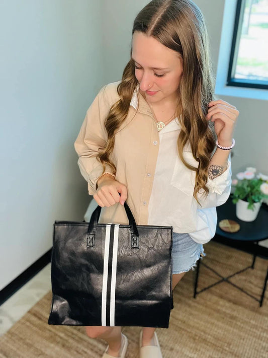 Tessa Tote Bag - Black