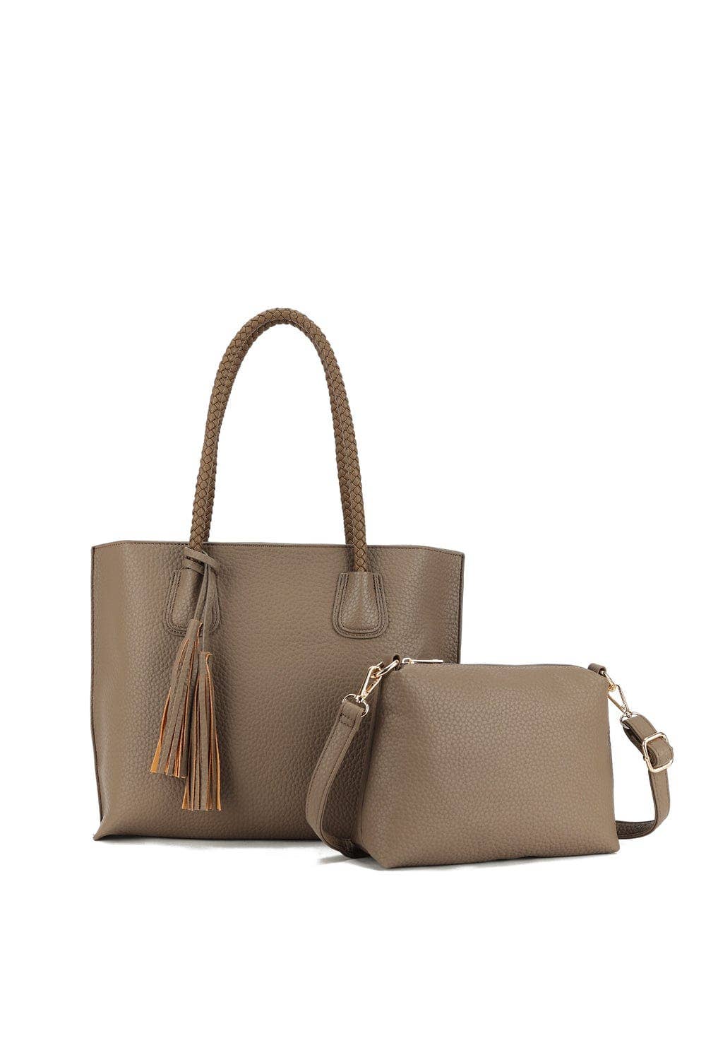 2 in 1 Tote and Crossbody Bag Set | Black