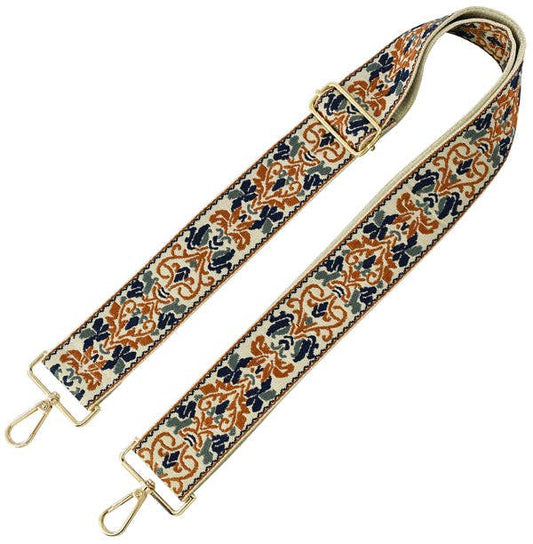 Boho Adjustable Women's Handbag Guitar Strap | Tan