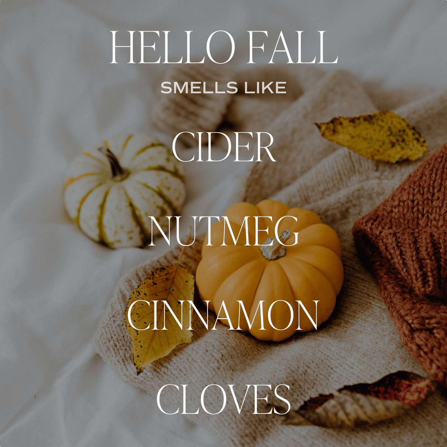 Hello Fall 15 oz Candle | Matte Jar