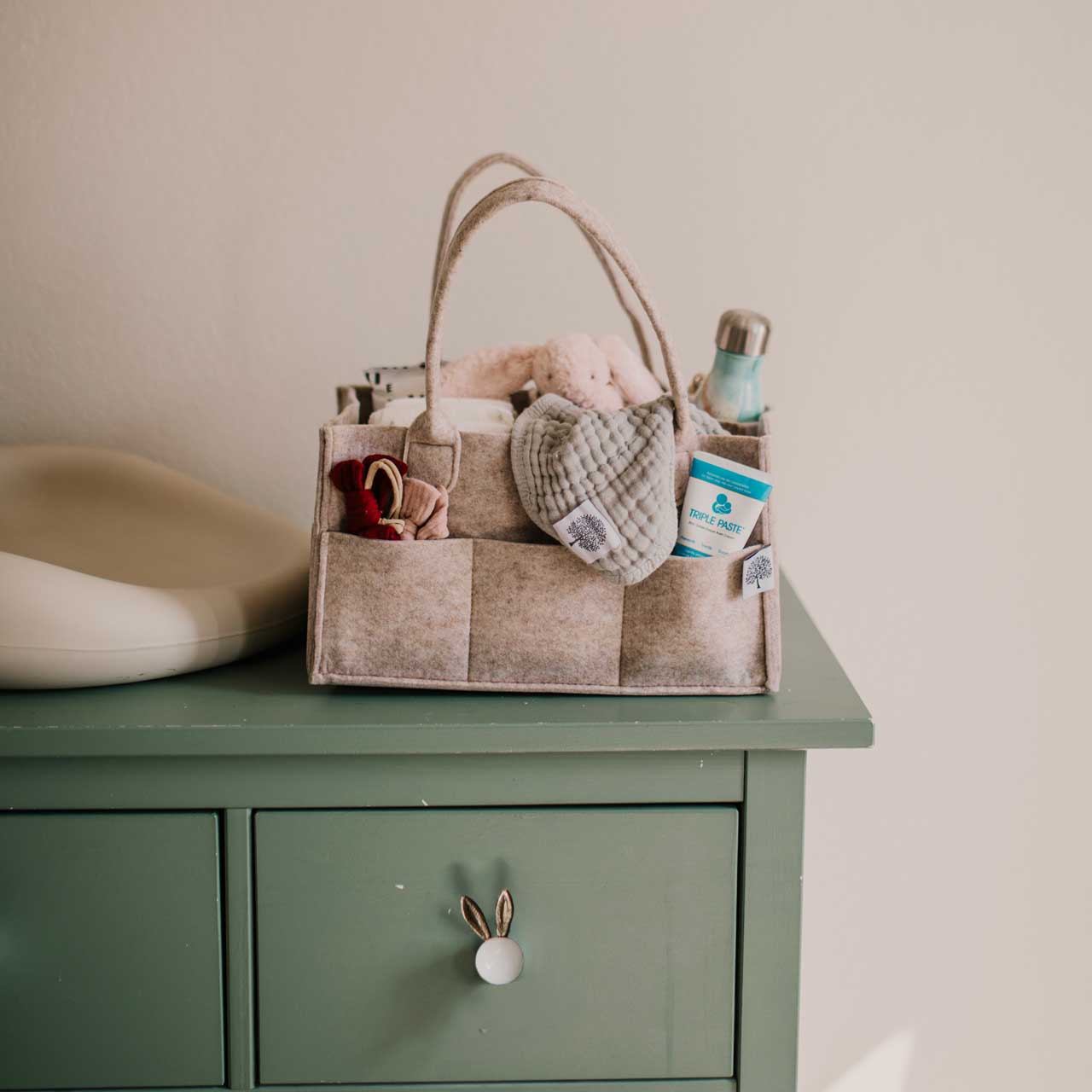 Diaper Caddy | Oatmeal