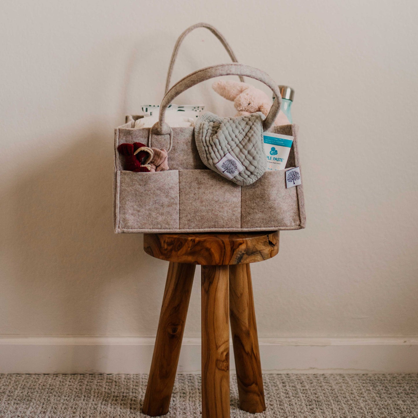 Diaper Caddy | Oatmeal