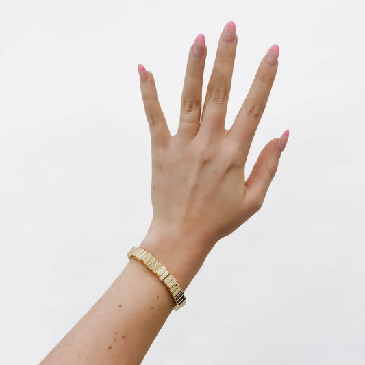Sophia Stretch Bracelet - Gold