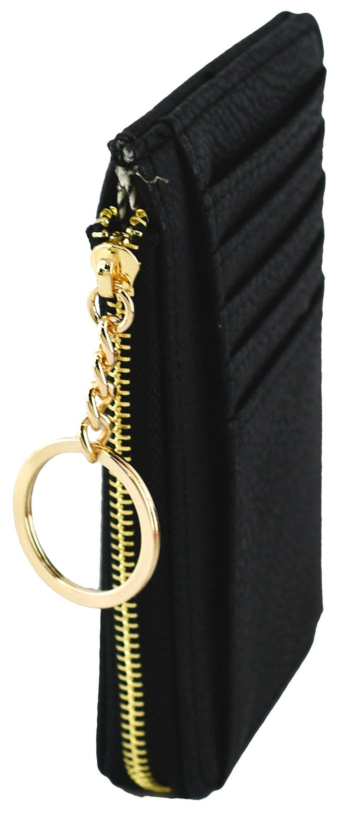 Small But Big Faux Leather Card Holder Wallet | Taupe