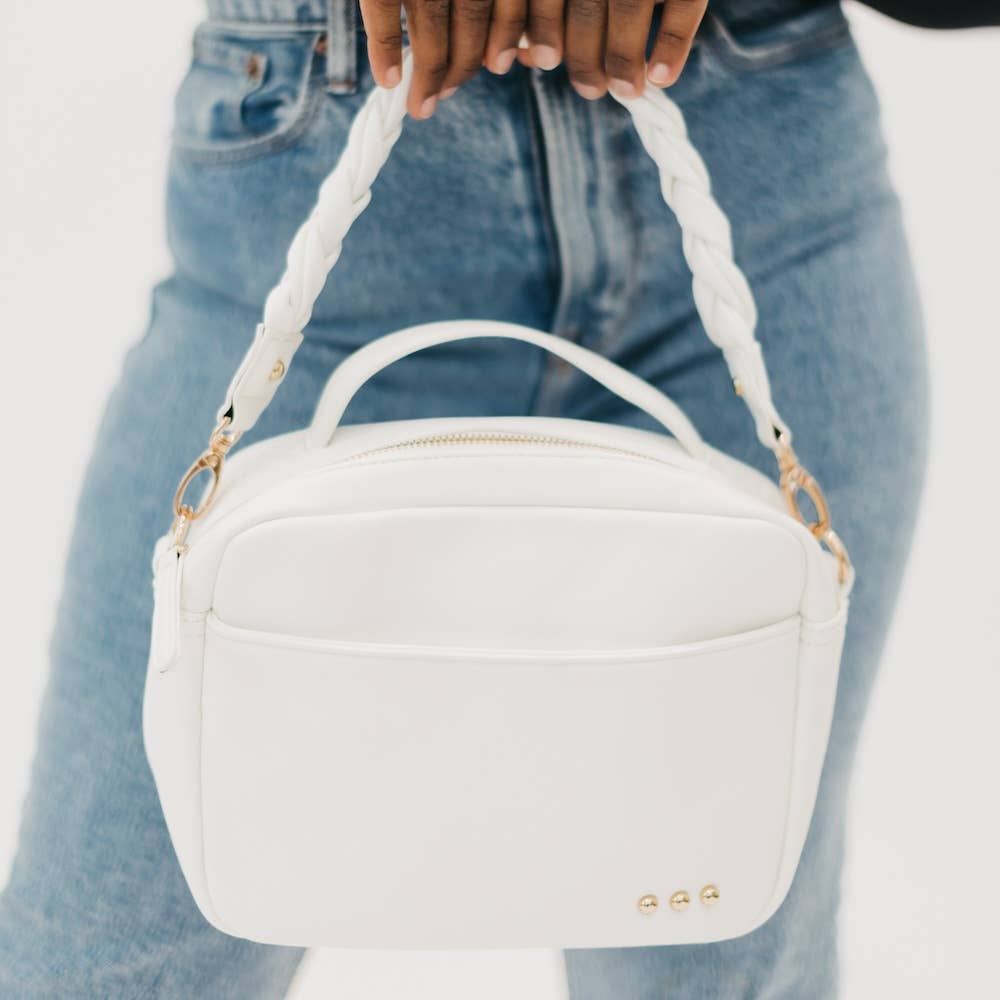 Harriet Handle Crossbody and Shoulder Bag: Black