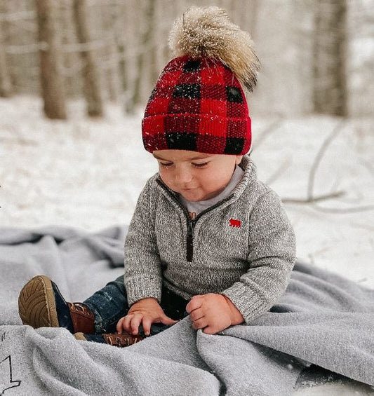 Itty Bitty Buffalo Beanie