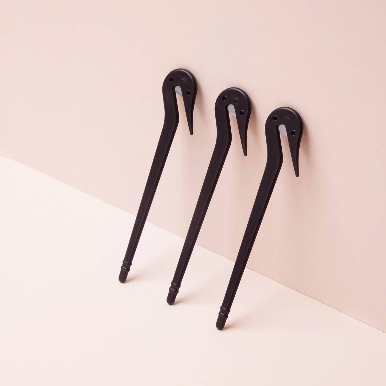 Eco-Friendly Elastic Cutters 3pc Set | Black
