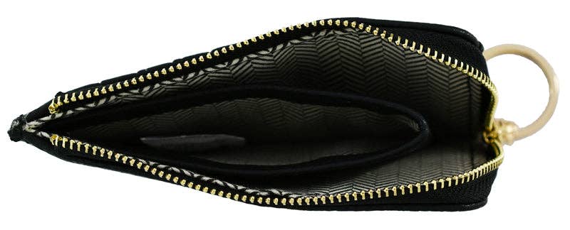 Small But Big Faux Leather Card Holder Wallet | Bronze