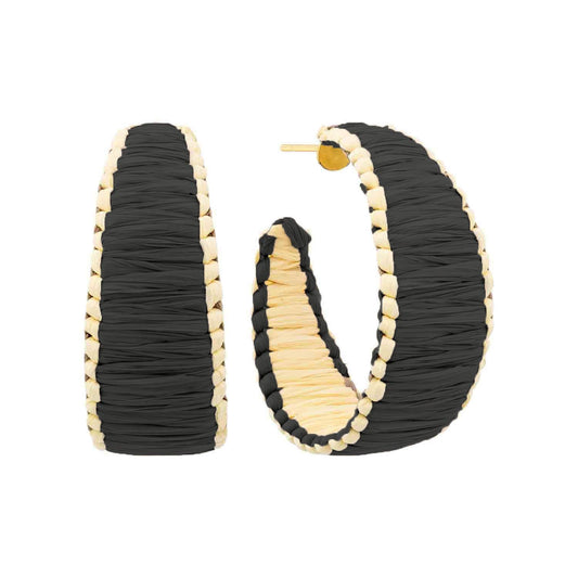 Collins Earrings: BLACK