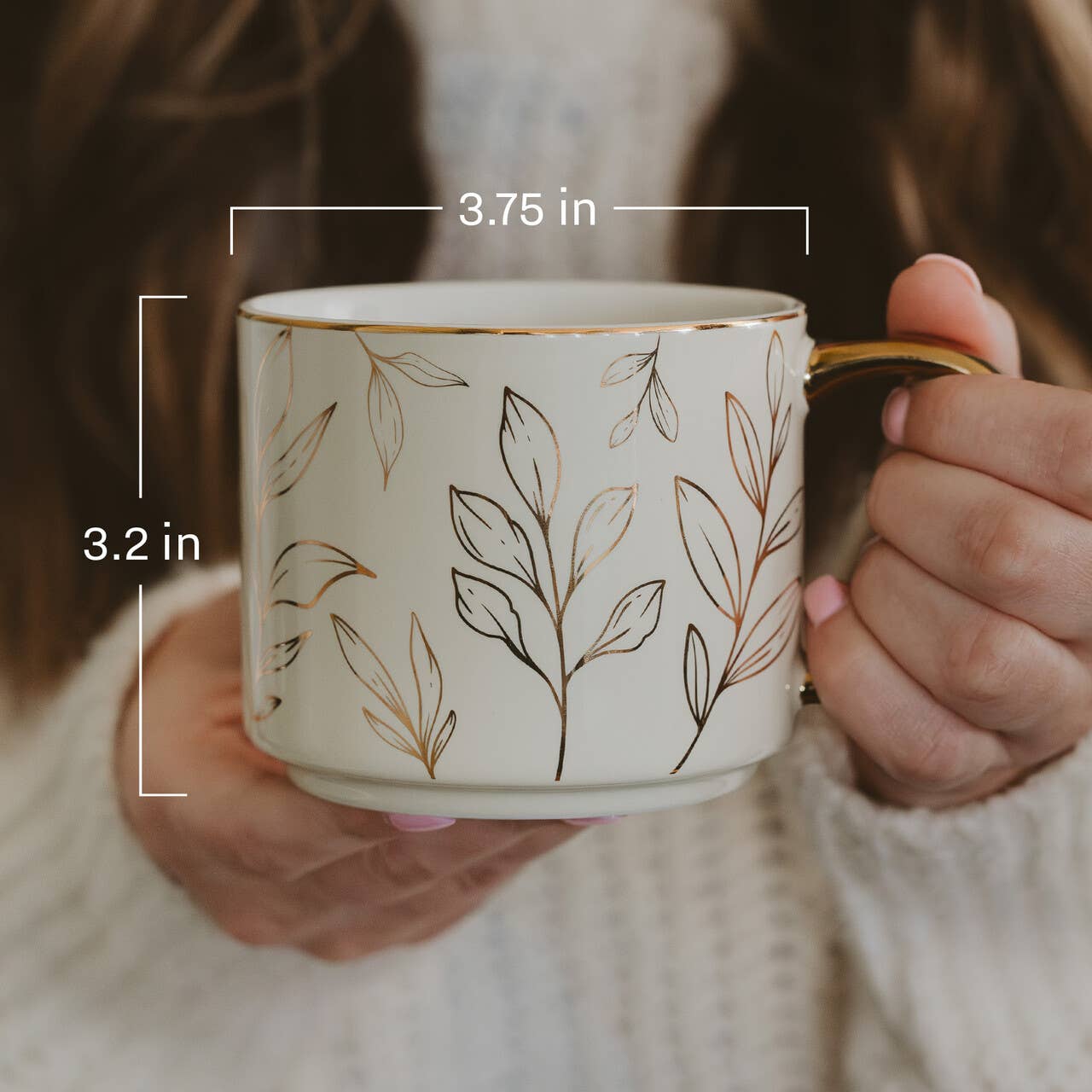 Fall Brown Plaid Coffee Mug