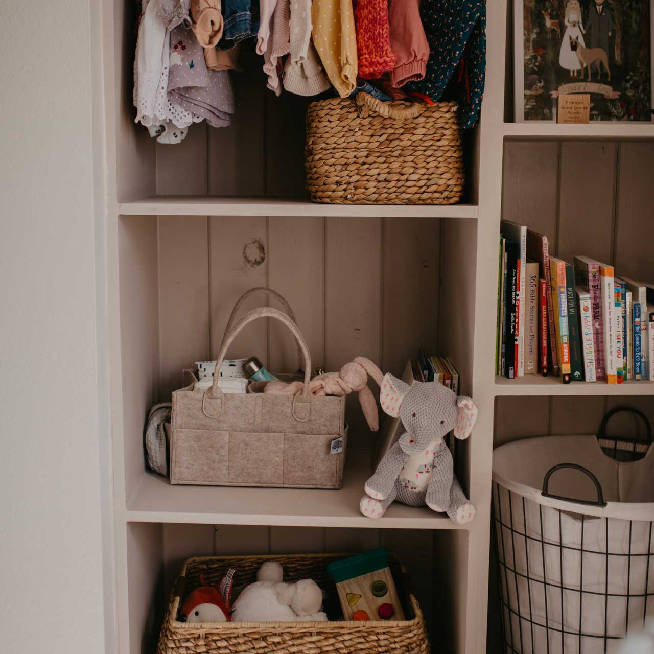Diaper Caddy | Oatmeal