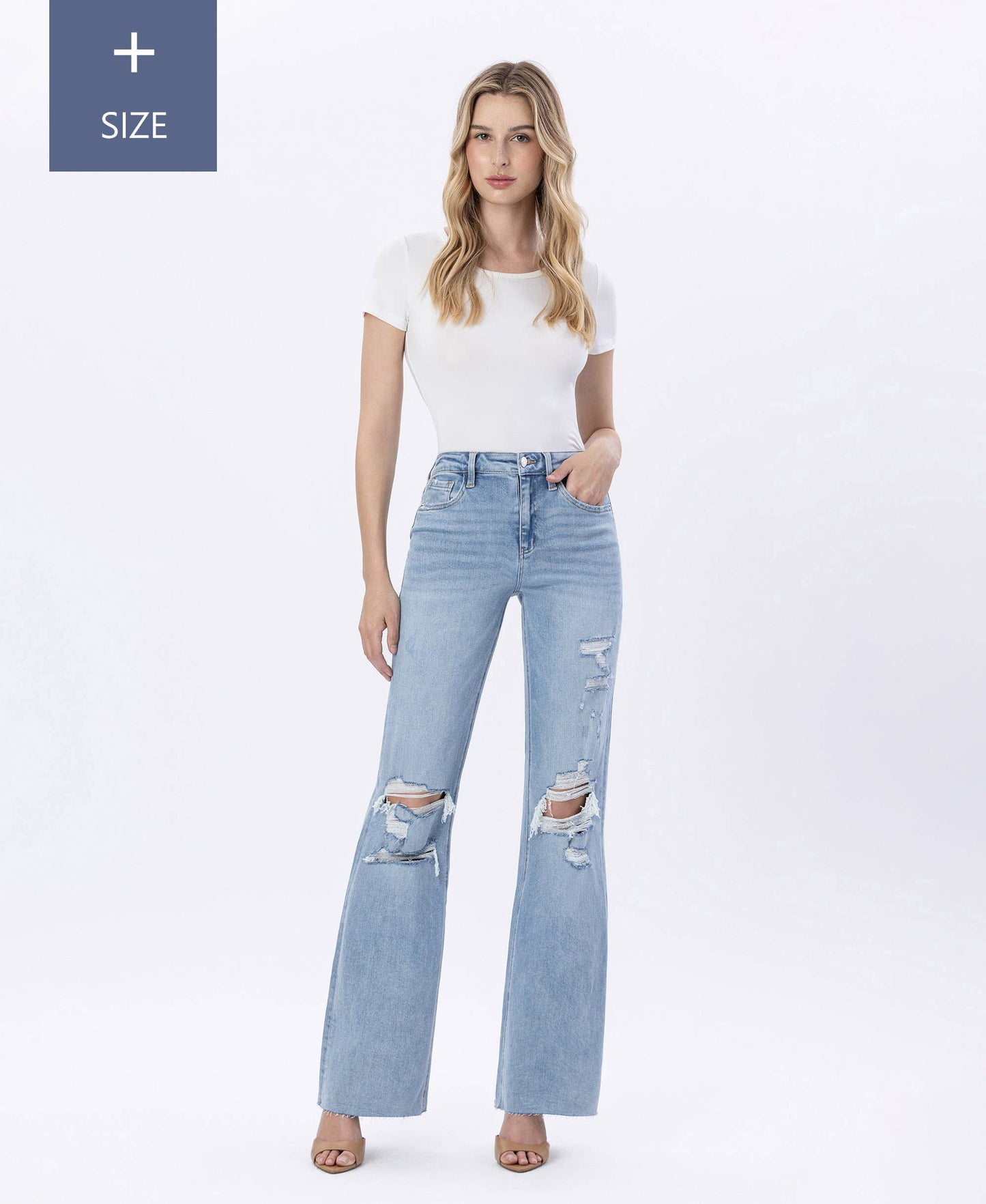 Lovervet Jet Lag Plus Tummy Control 90's Vintage Super High Flare