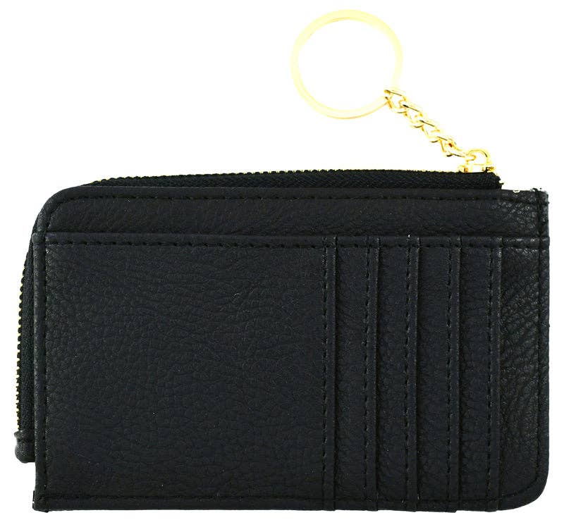 Small But Big Faux Leather Card Holder Wallet | Taupe