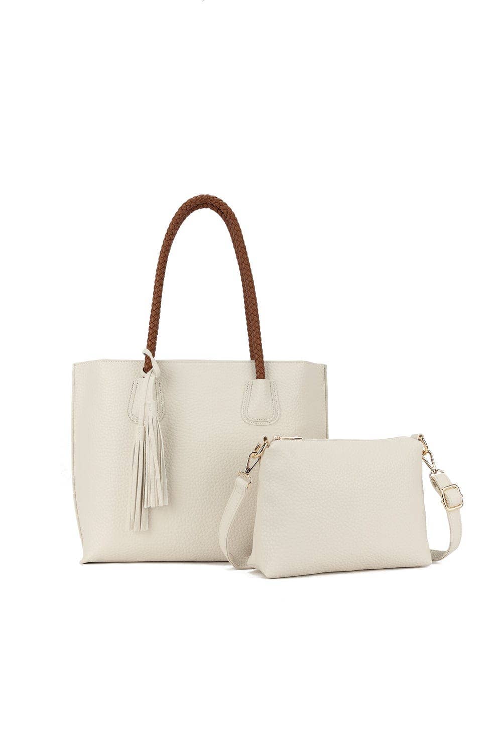 2 in 1 Tote and Crossbody Bag Set | Black