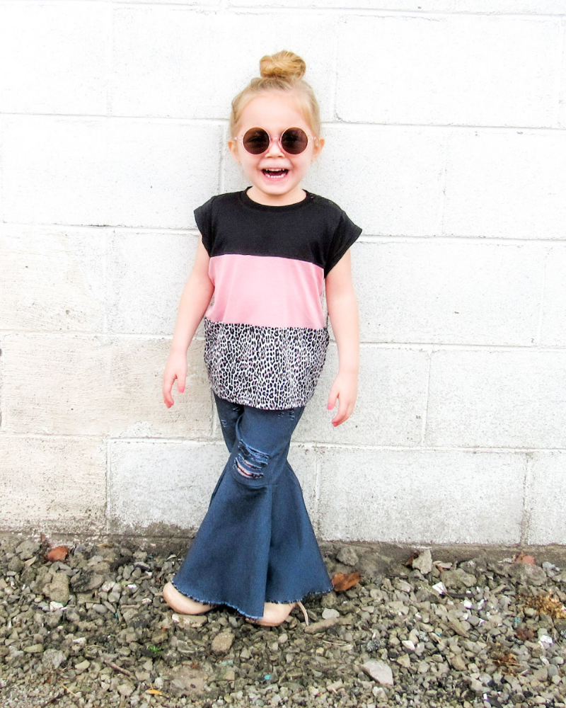 Barbie Denim Bell Bottoms | Dark Denim