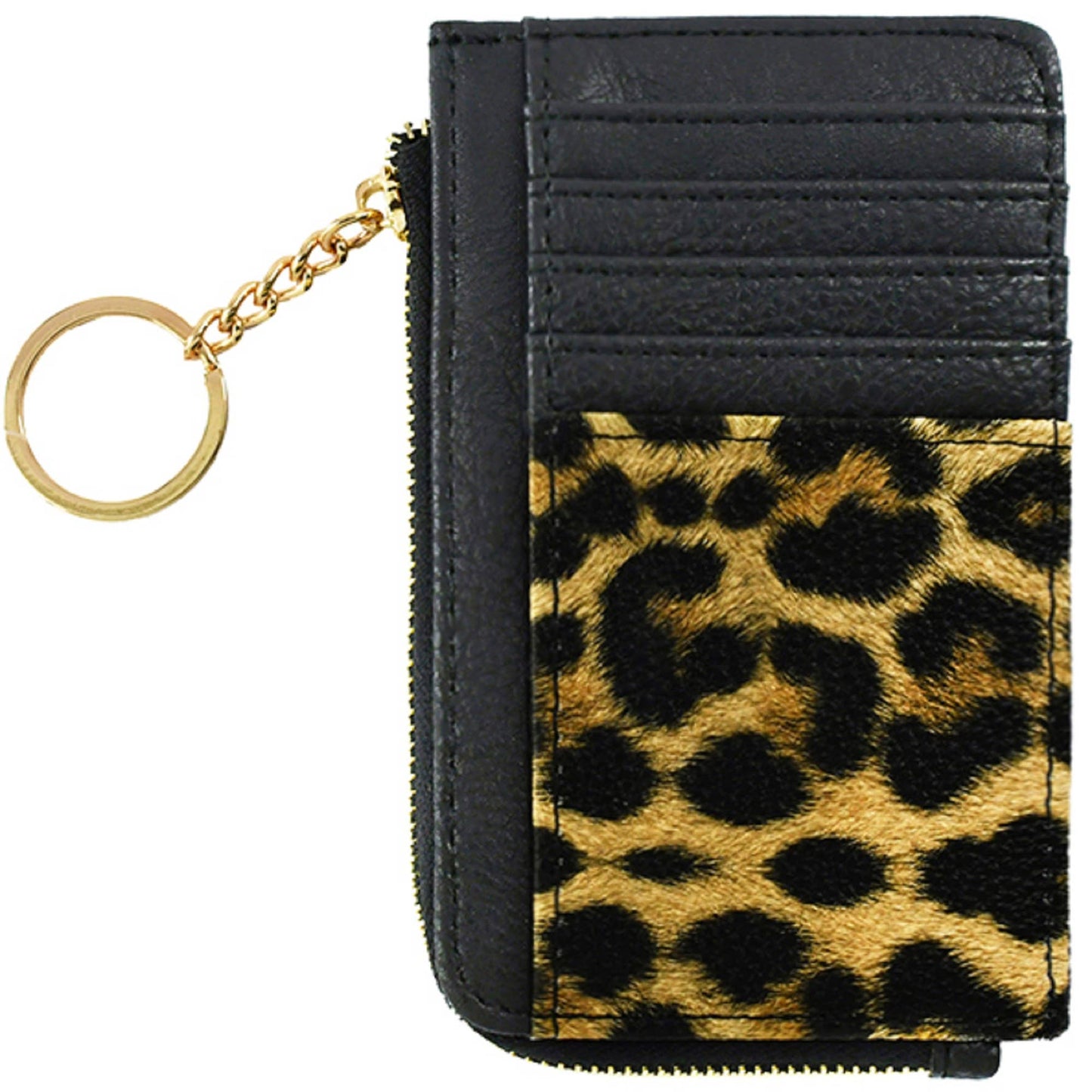 Small But Big Faux Leather Card Holder Wallet | Bronze