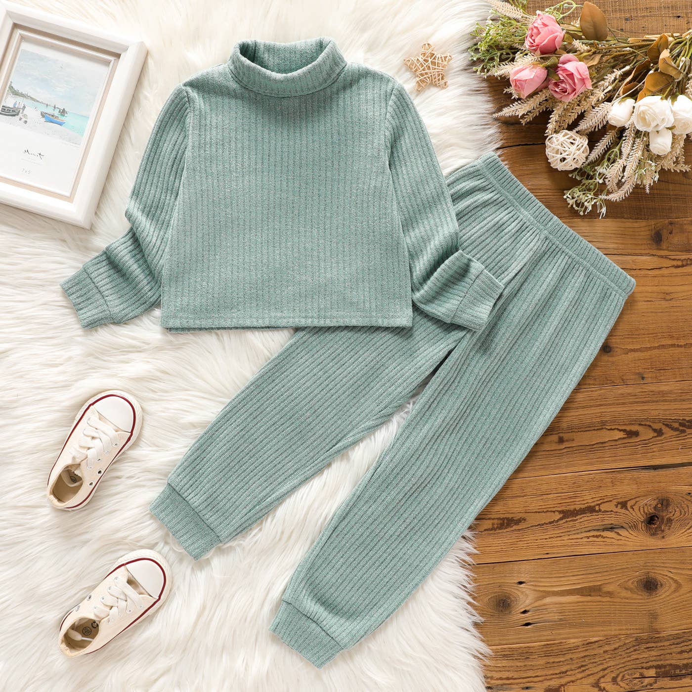 Carter Girls Lounge Set | Brown
